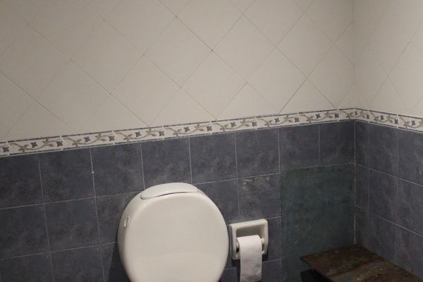 Cama en Habitación Séptuple mixta con baño compartido