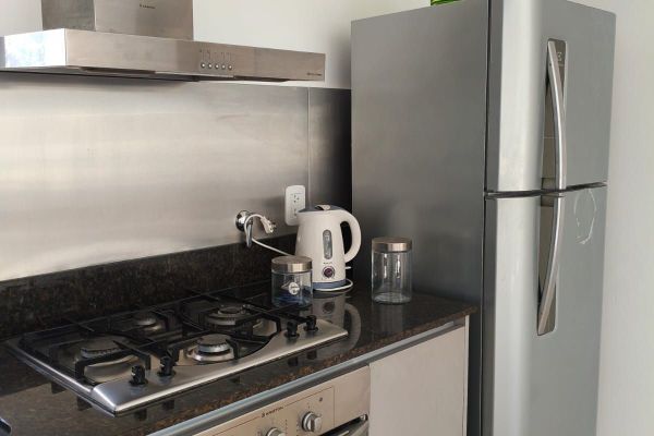 horno y anafe, cocina moderna