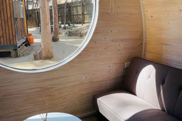 Cabaña bosque tiny dos ambientes