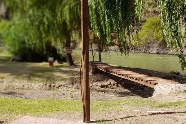 Cabaña con Balcón y Parrilla