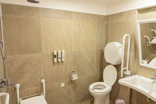 Departamento de 1 ambiente adaptado para personas con movilidad reducida