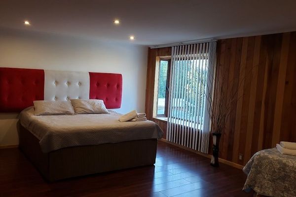 Habitación Cuádruple Vista Parcial Lago