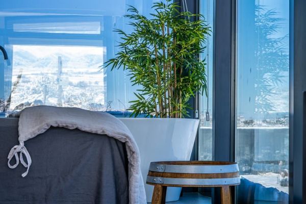 Exclusive Loft, 1 King Bed, Bathtub, Mountain View