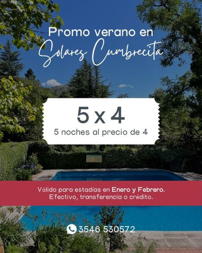 ¡VERANO EN CUMBRECITA!