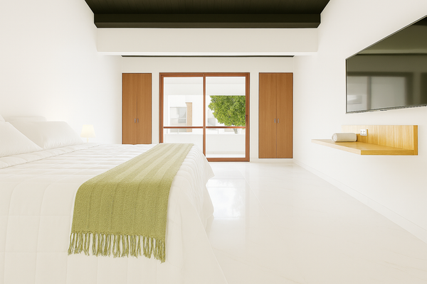 Habitación Doble Standard con Balcon Central