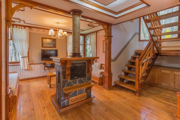 Estar de cabaña deluxe victoriana