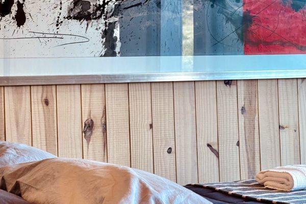 Exclusive Wood Loft, King Bed, Mountain View 