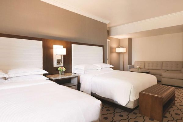 Habitación Superior con 2 camas grandes y ducha accesible en silla de ruedas - Adaptada para personas con movilidad redu