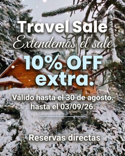 ✈️✨ ¡APROVECHÁ EL TRAVEL SALE! ✨🏔️