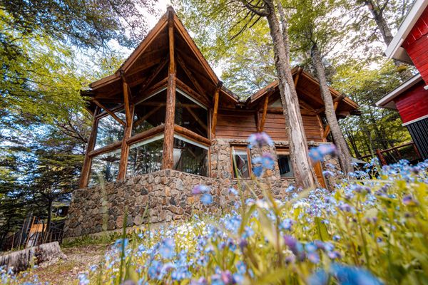 Cabaña de lujo con jacuzzi con cocina