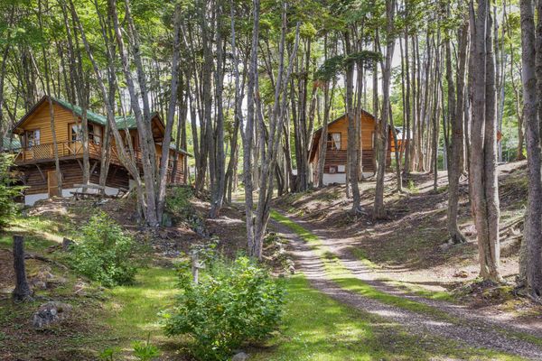 Exterior verano de cabaña 1 dormitorio std