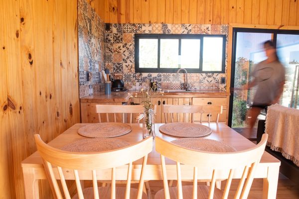 comedor cabaña aurora