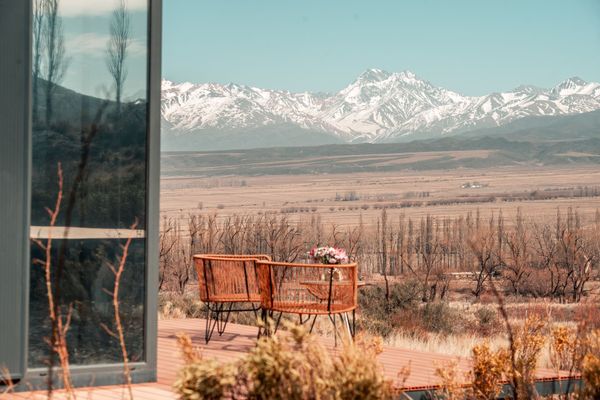 Tiny Wood Loft, King Bed, Mountain View 