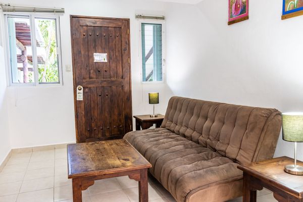 Sala de estar estudio king, Hotel Casaejido, Playa del Carmen, México