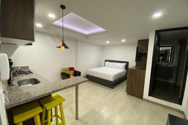 Agradable y cómodo aparta estudio  201-Sin vista panorámica