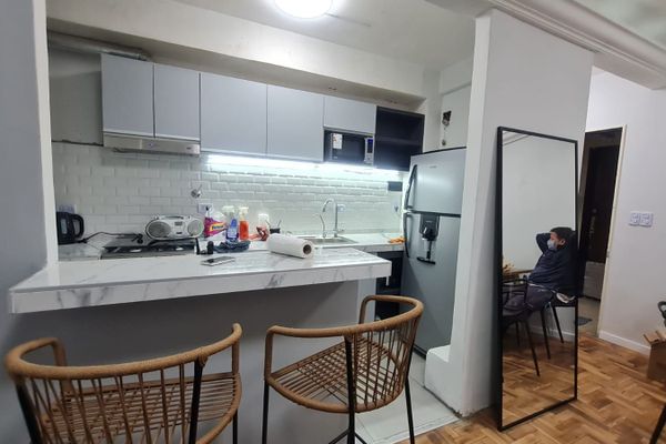 Depto en la zona de Once, ideal para compras.