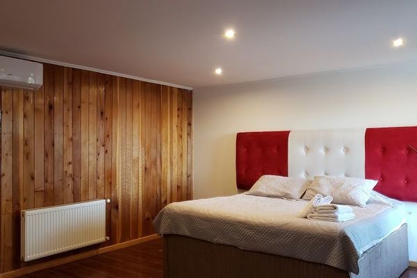 Habitación Cuádruple Vista Parcial Lago