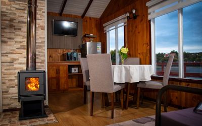 CabanasPalafitoDalmacia - Calefacción a leña