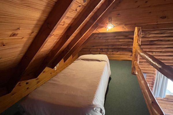 Cabaña para cinco personas con dos baños 