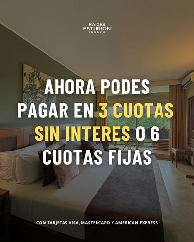 TU ESTADIA EN CUOTAS!!