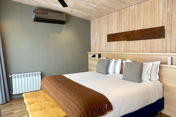 Lodge con vista a la montaña