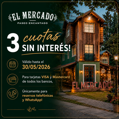 MIERCOLES Y SABADOS CUOTAS SIN INTERES! 