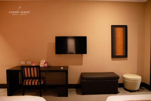 Habitación superior con 2 camas queen size vista piscina