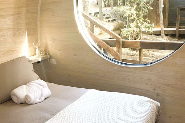 Cabaña bosque tiny dos ambientes