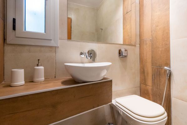 Cabañas del Cerro Departamento Lateral Baño planta Alta 