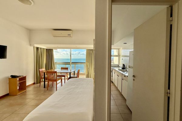 Departamento de 2 ambientes superior con vista al mar