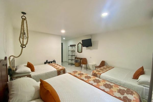 1 King Bed, 2 Queen Beds / Family Room