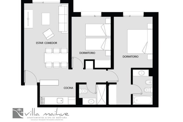 Apartamento 2 dormitorios