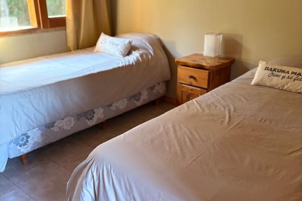 Cabaña para dos a cinco personas