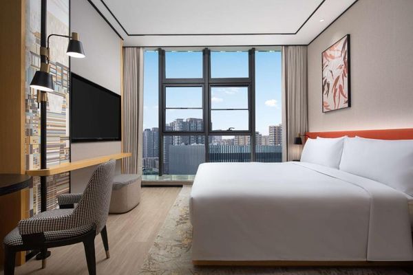 Habitación con cama extragrande