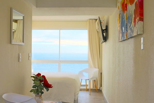 Habitación Superior, Jacuzzi, Vista Panorámica al Mar (sin balcón)