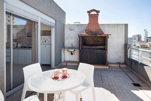 Apartamento con Terraza y Parrilla