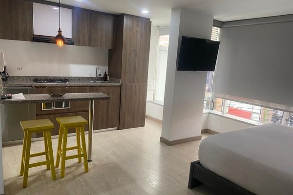 Aparta estudio 502- Buena Vista para 4 personas