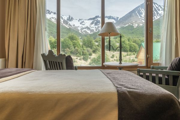 Classic 2 camas Twin Vista al Glaciar 