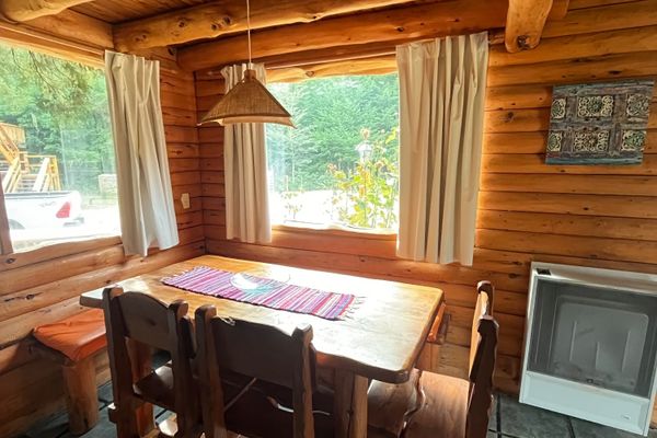 Cabaña para cinco personas con dos baños 