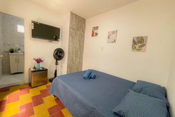 Habitación doble, con baño privado