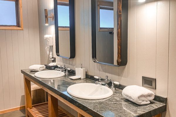 Cabaña de lujo con jacuzzi con cocina