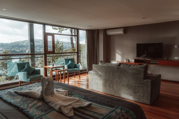 Suite Deluxe con Vistas al Lago y Balcón
