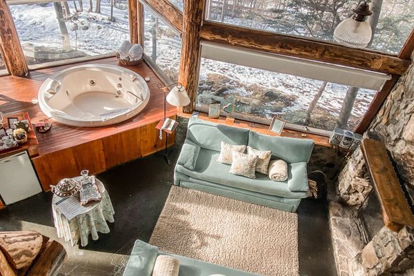Cabaña de lujo con jacuzzi sin cocina