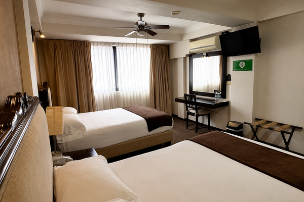 Hotel Clara luna Xalapa, habitacion doble economico, elegante, excelente ubicacion