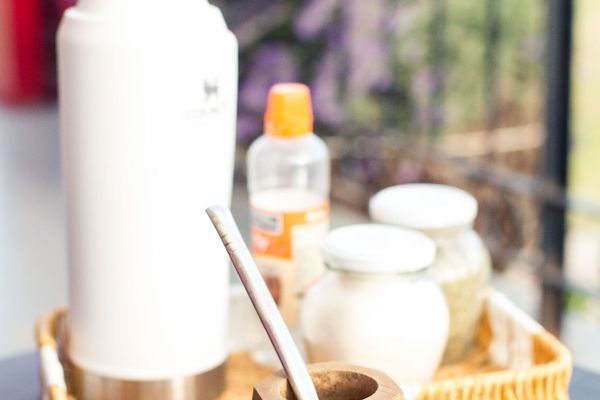 equipo de mate a disposición