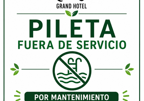 PILETA EN MANTENIMIENTO