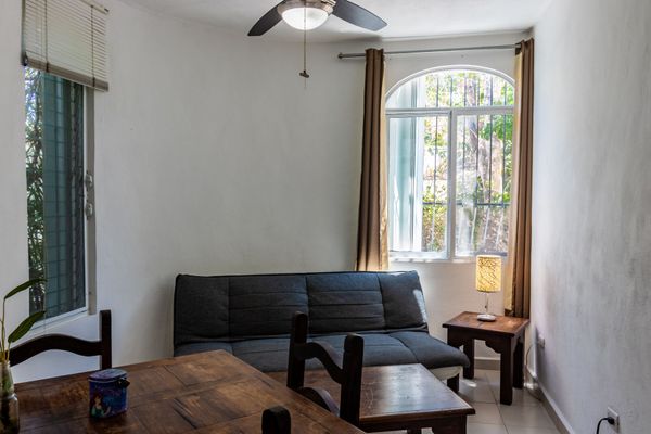 Sala de estar de Estudio Familar, Playa del Carmen, México