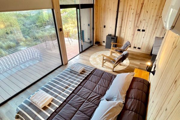 Exclusive Wood Loft, King Bed, Mountain View 