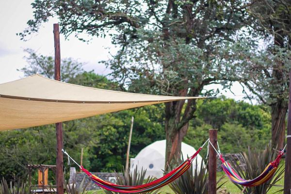 DOMO WAYRA CON TINA DE AGUA CALIENTE