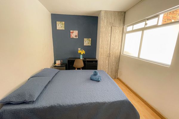 Habitación doble, con baño privado